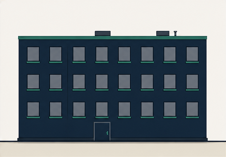 Student housing apartment building
